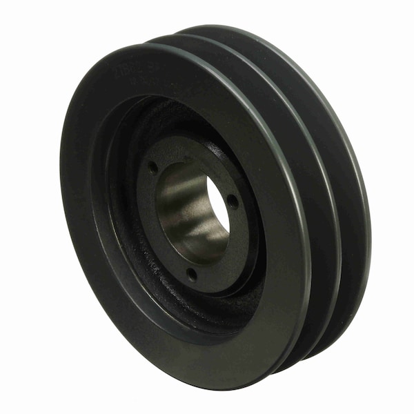 2 Groove Cast Iron Bushed Bore Multiple Sheave, 2TB62